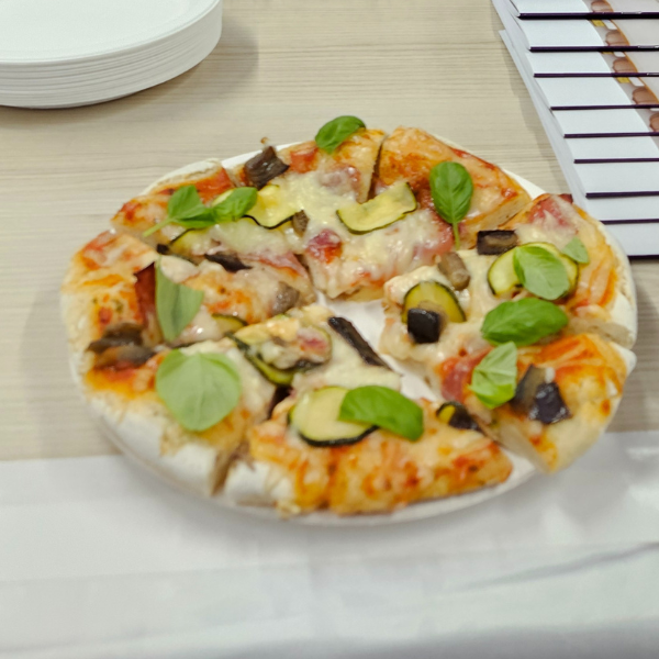 Gluténmentes vegetáriánus pizza